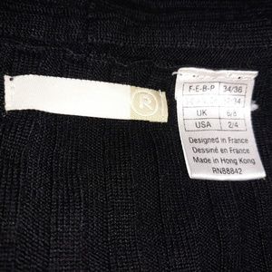 La Redoute Black Surplice Sweater Top